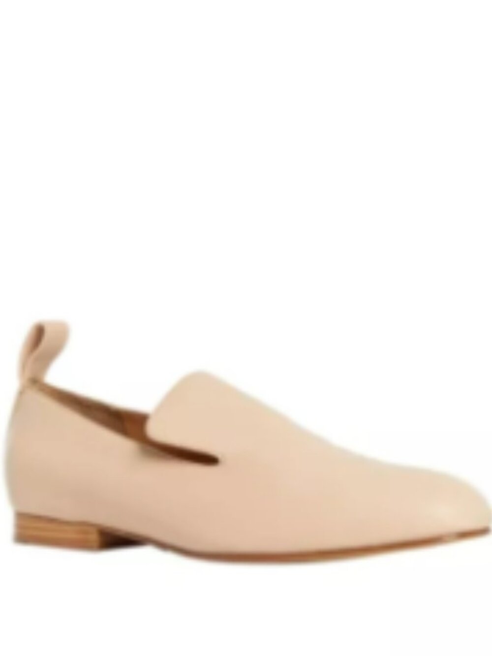 Jil Sander Leather Slip On Nude Loafers size 37.5